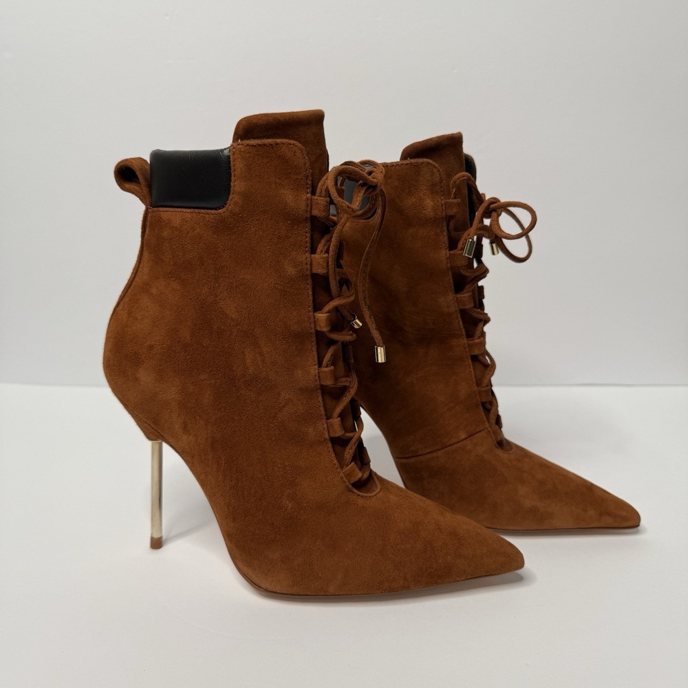 Good American Brown Ankle Boots